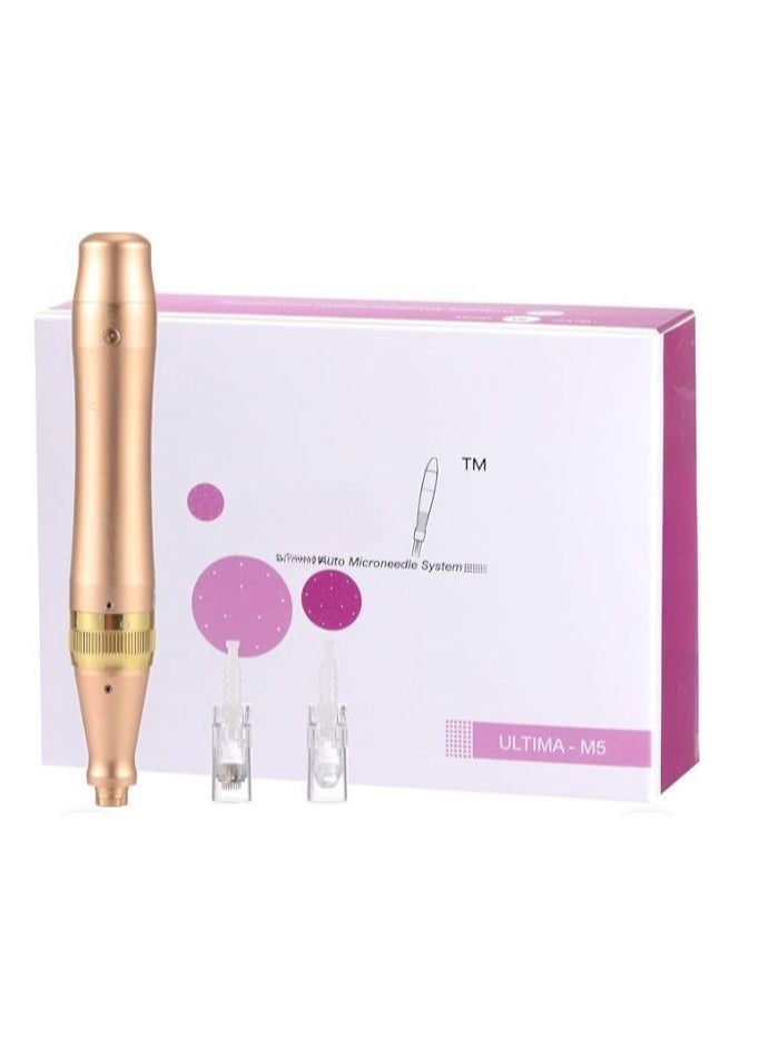 Professional Auto Microneedle Derma Pen System - Adjustable Needle Length Skin Care Device - Advanced Face & Body Beauty Tool for Scars & Fine Lines - Image 1